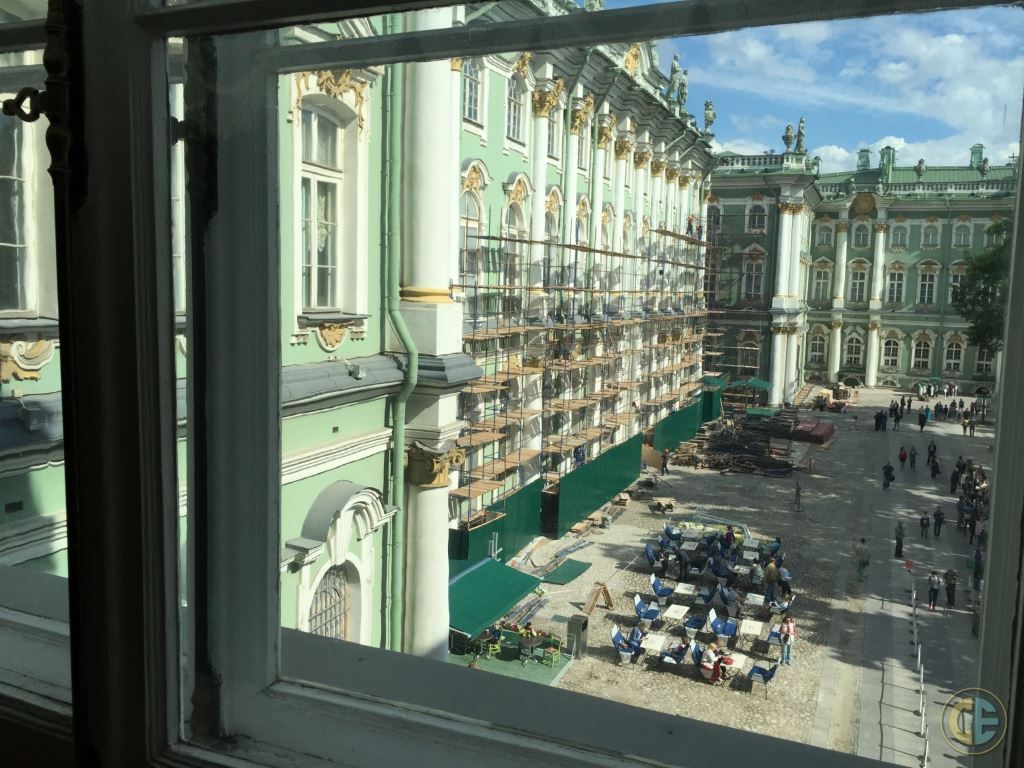 Through The Window Of The Hermitage